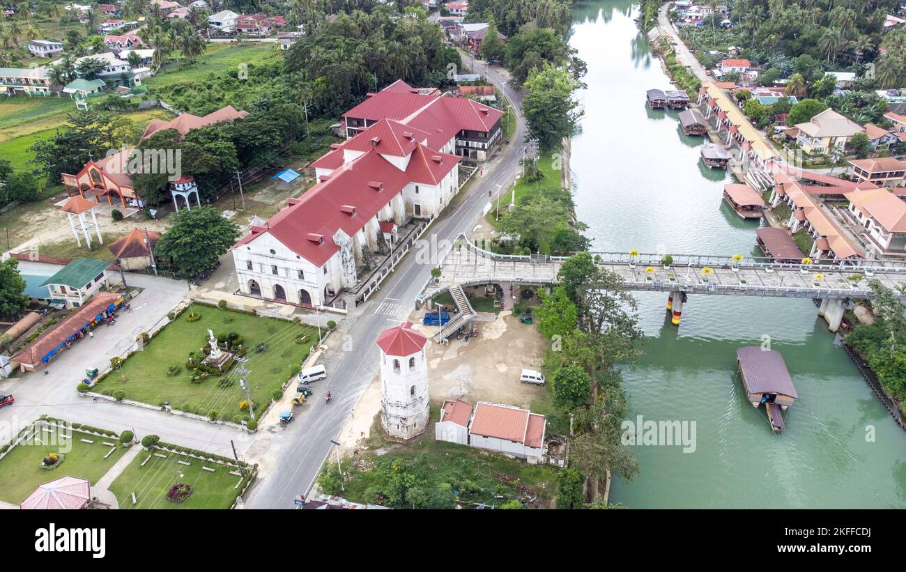 Chiesa di Loboc o Parroquia de San Pedro Apóstol, Loboc, Bohol, Filippine Foto Stock