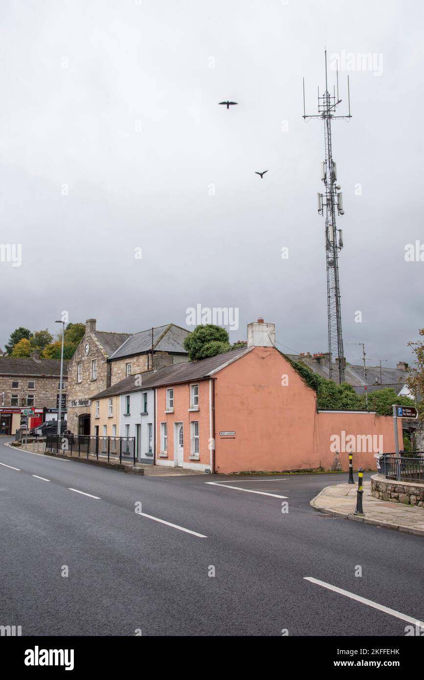 Ingresso a Blacklion nella contea di Cavan in Irlanda Foto Stock