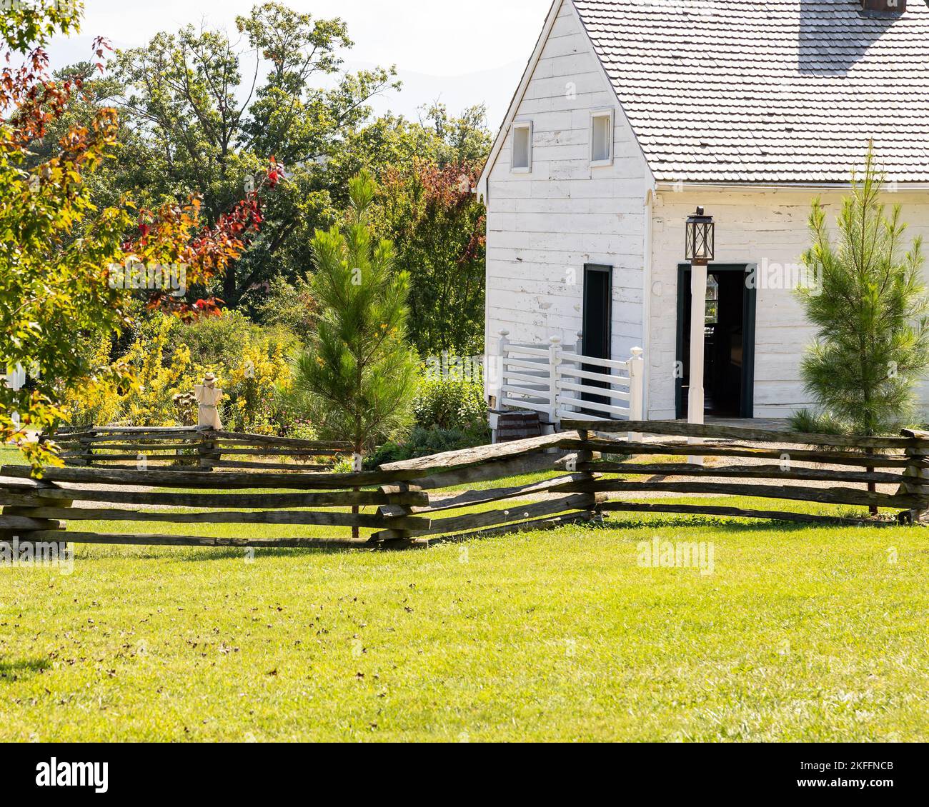 Una piccola casa a Luray Caverns Virginia in Shenandoah Valley Foto Stock