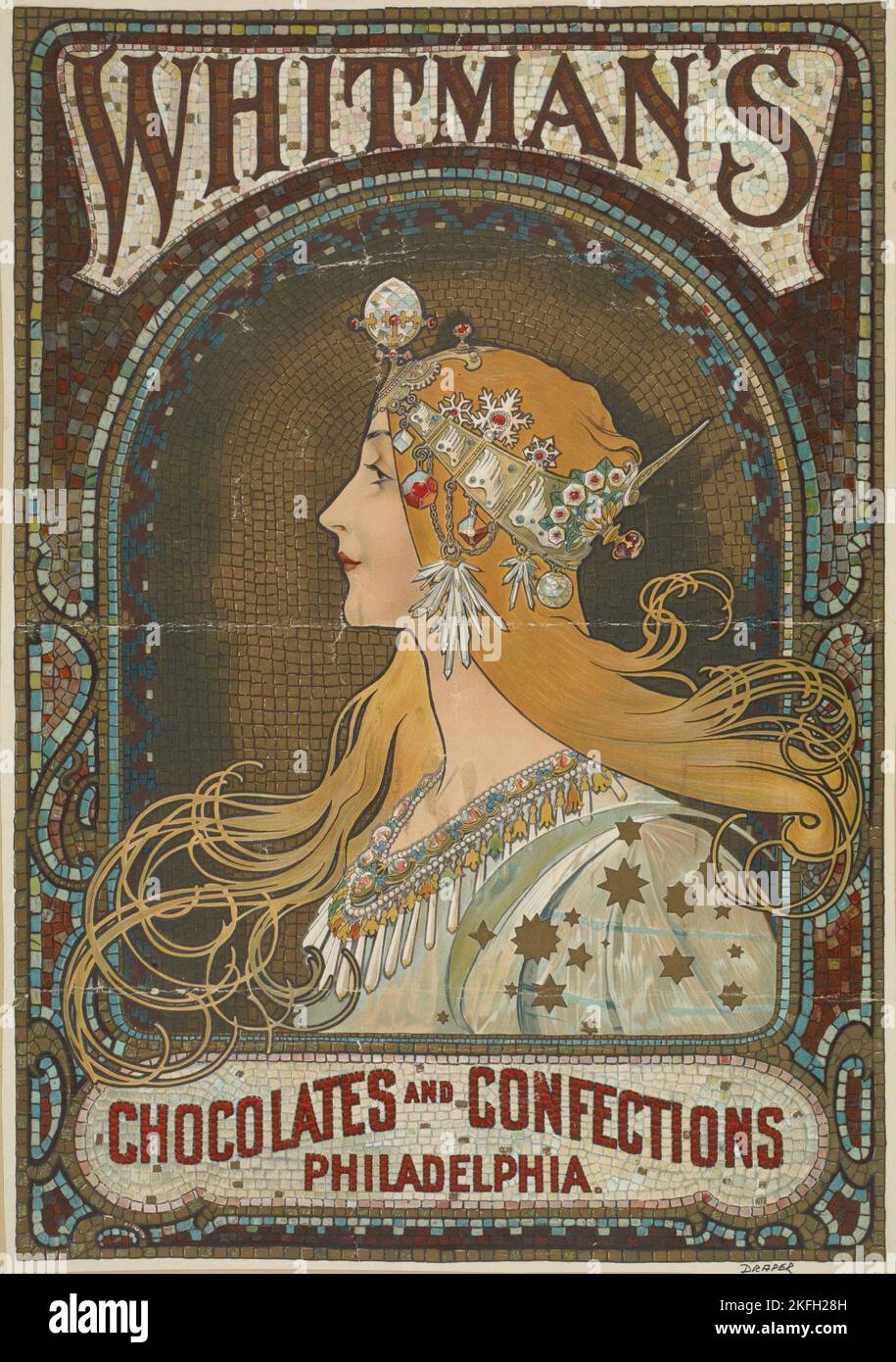 Cioccolatini e dolci di Whitman. Philadelphia., c1895 - 1917. Foto Stock