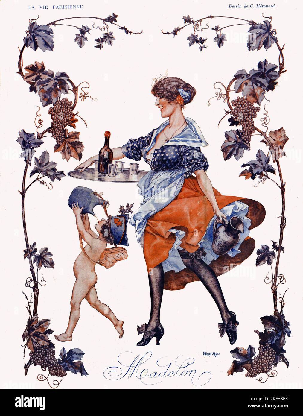 Copertina di la vie Parisienne ca. 1915 Foto Stock