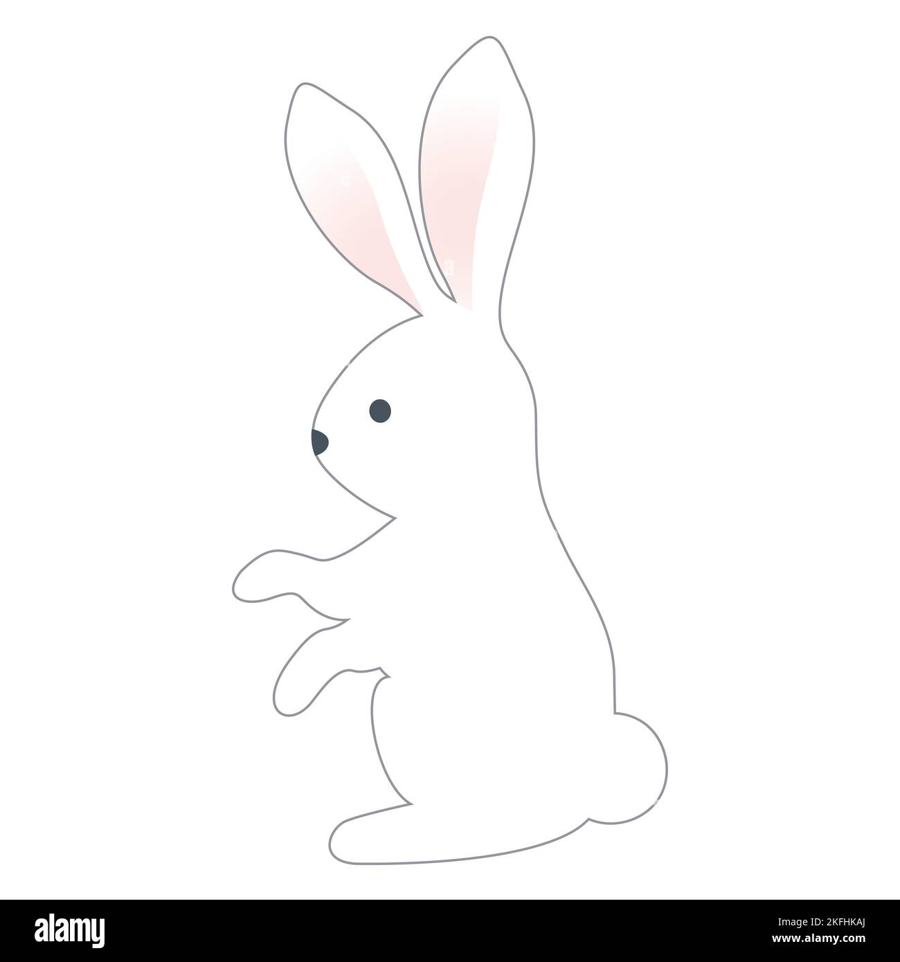 Coniglietto dei cartoni animati Immagini Vettoriali Stock - Alamy