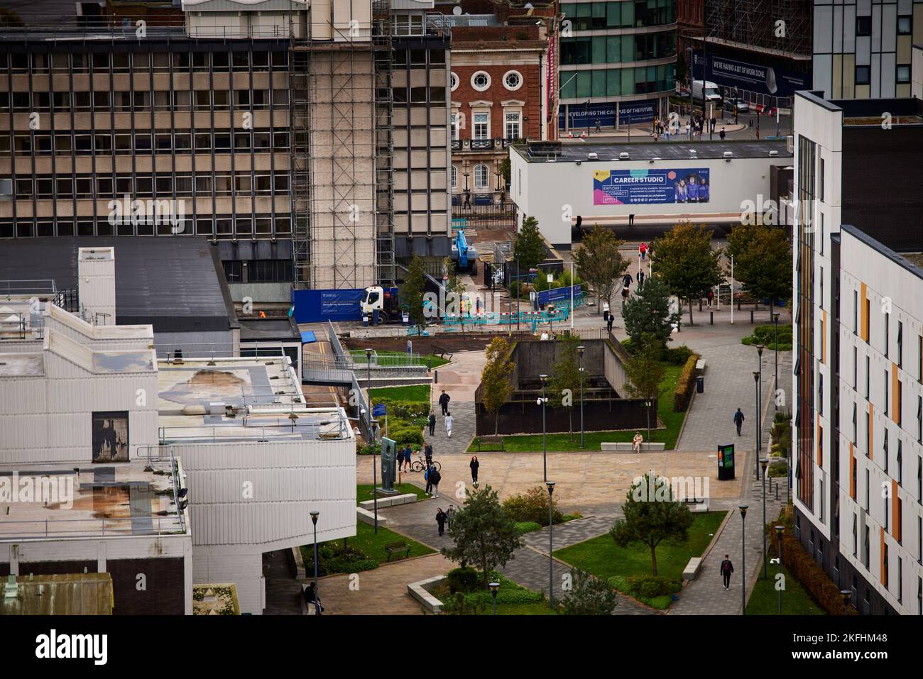 Liverpool, John Moores University Foto Stock