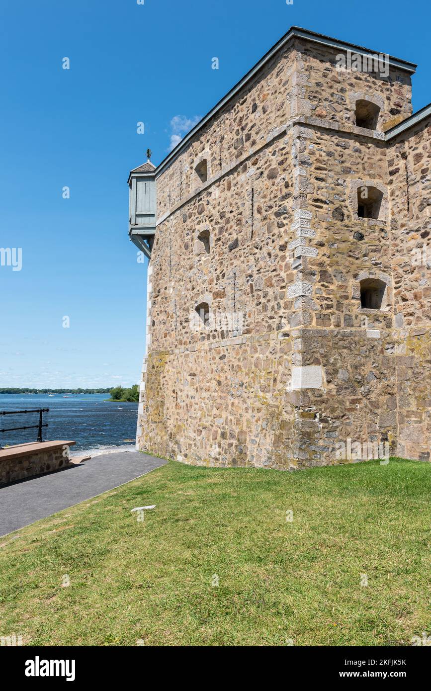 La fortificazione del sito storico nazionale di Fort Chambly (Chambly, Quebec, Canada) Foto Stock