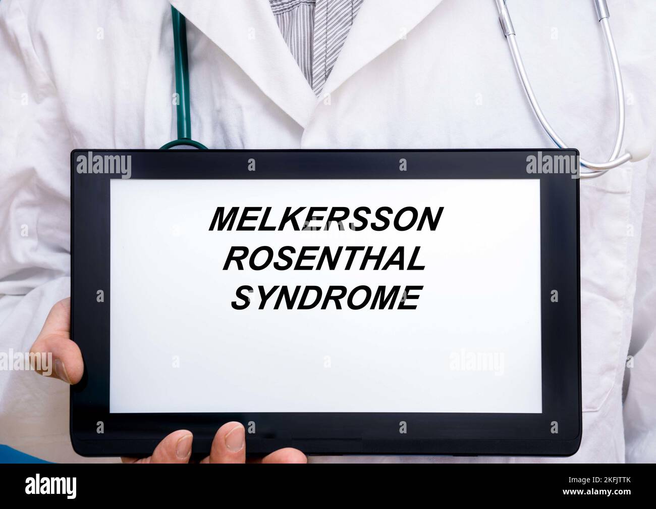 Sindrome di Melkersson-Rosenthal, immagine concettuale Foto Stock