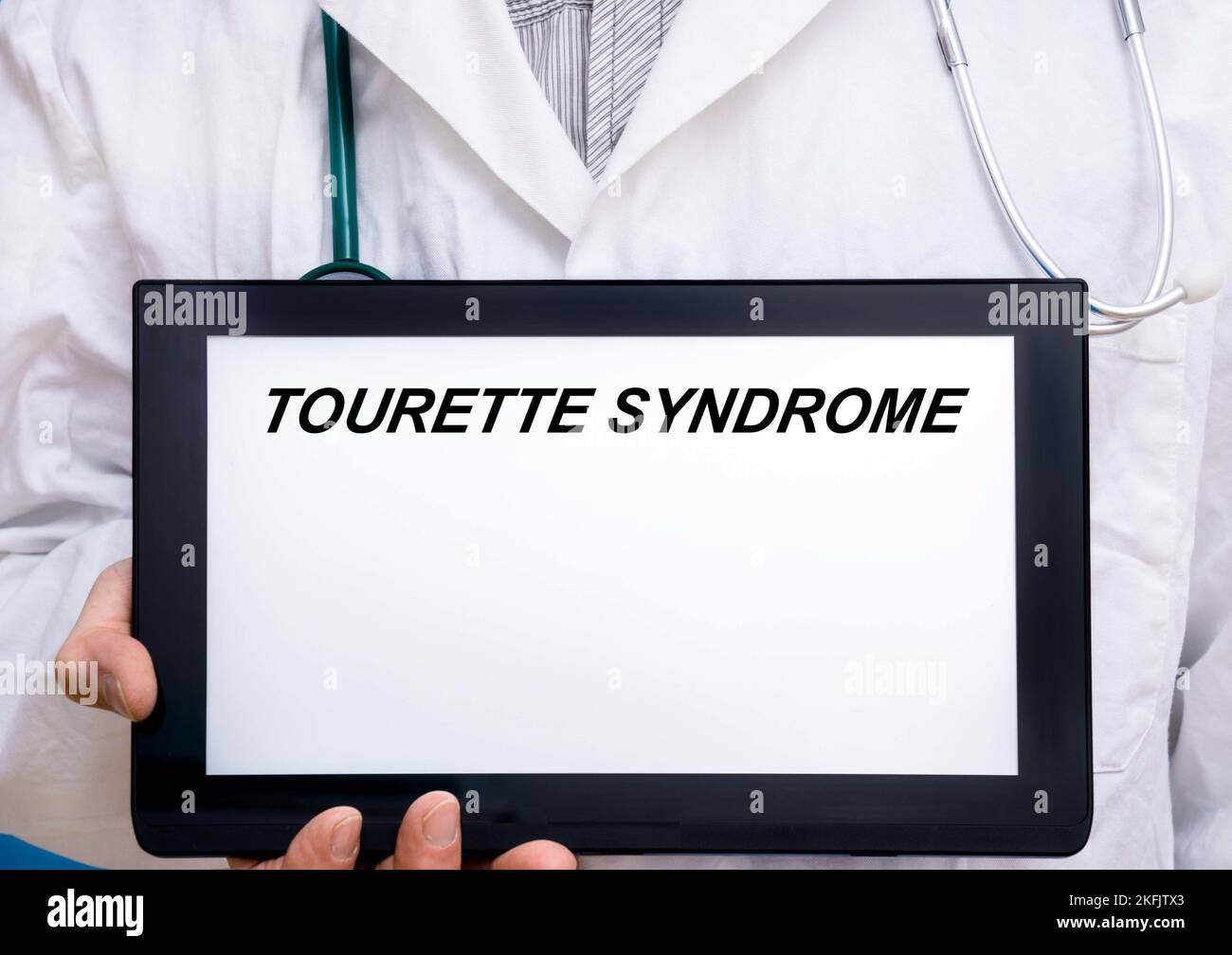 Sindrome di Tourette, immagine concettuale Foto Stock