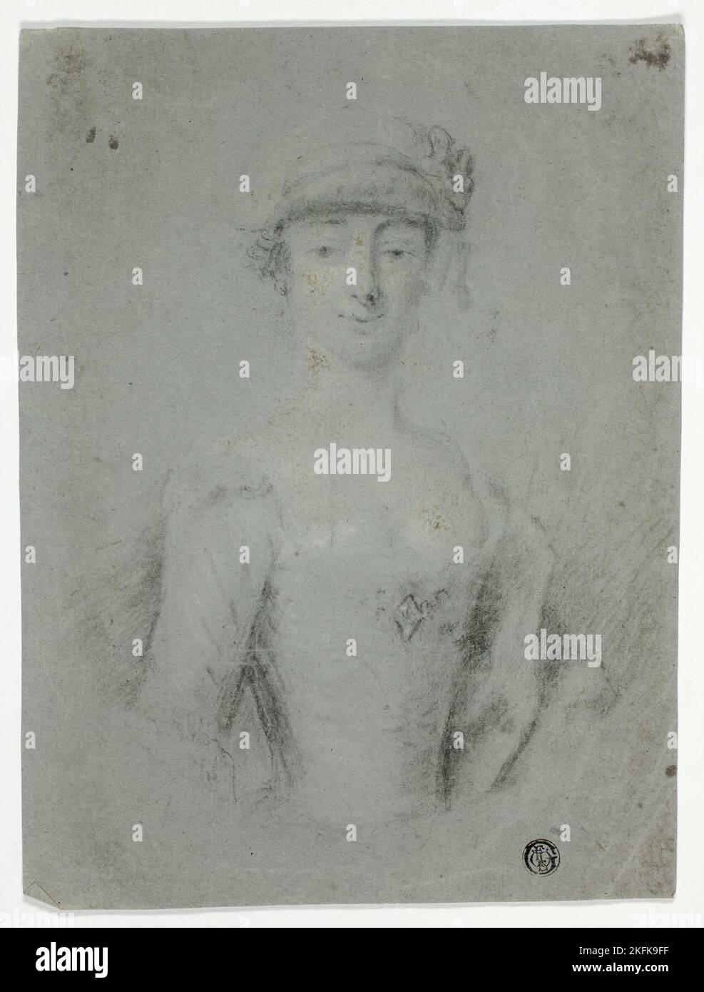 Ritratto di una Signora, n.d. Foto Stock