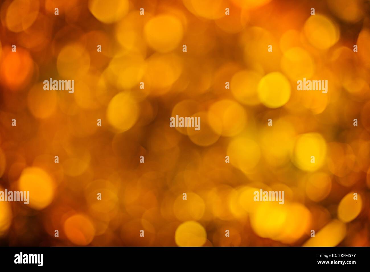 sfondo bokeh dorato con grandi dettagli. Foto Stock