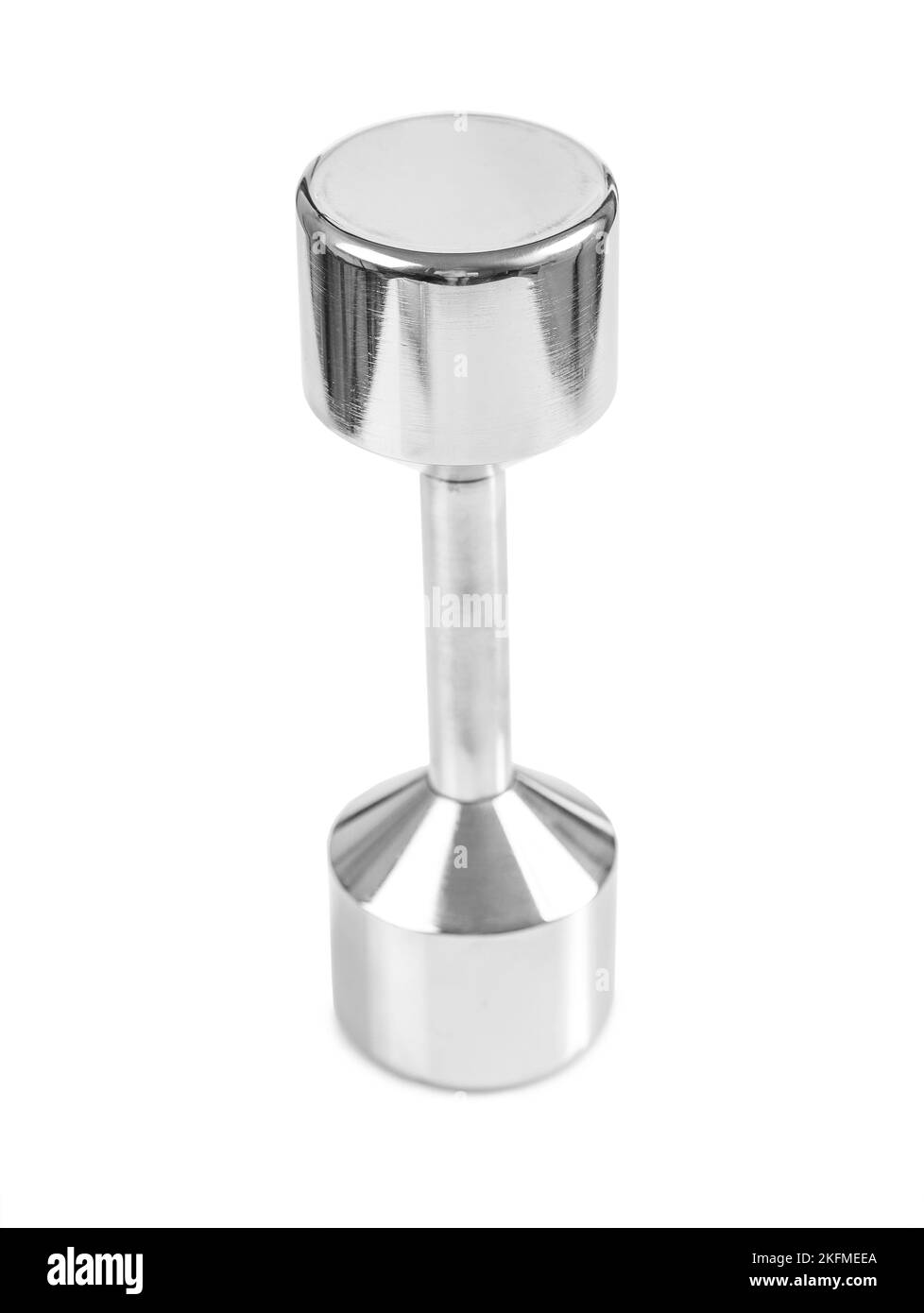 Singolo isolato dumbbell Foto Stock