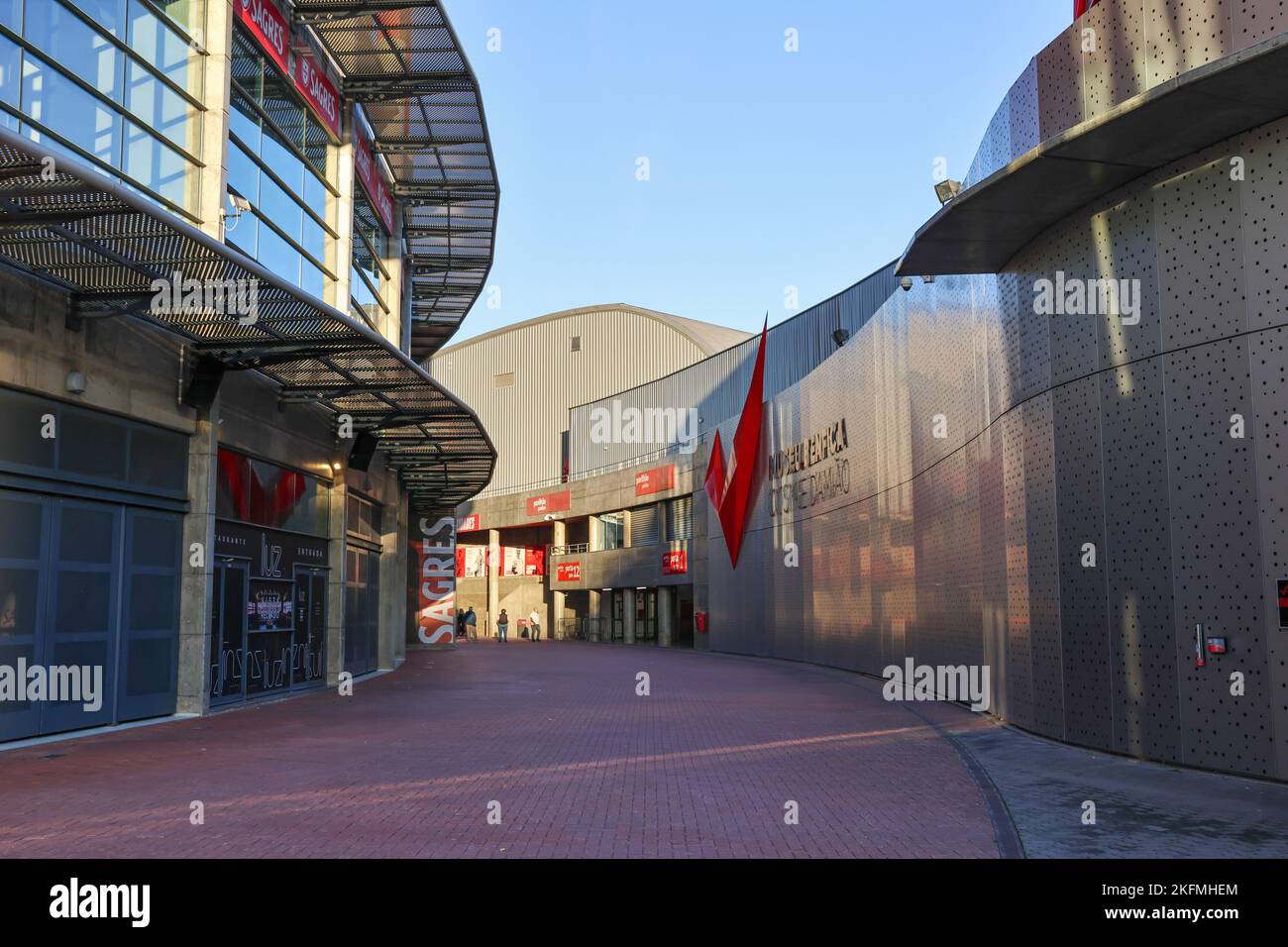Un esterno del Museo Benfica Cosme Damiao Foto Stock