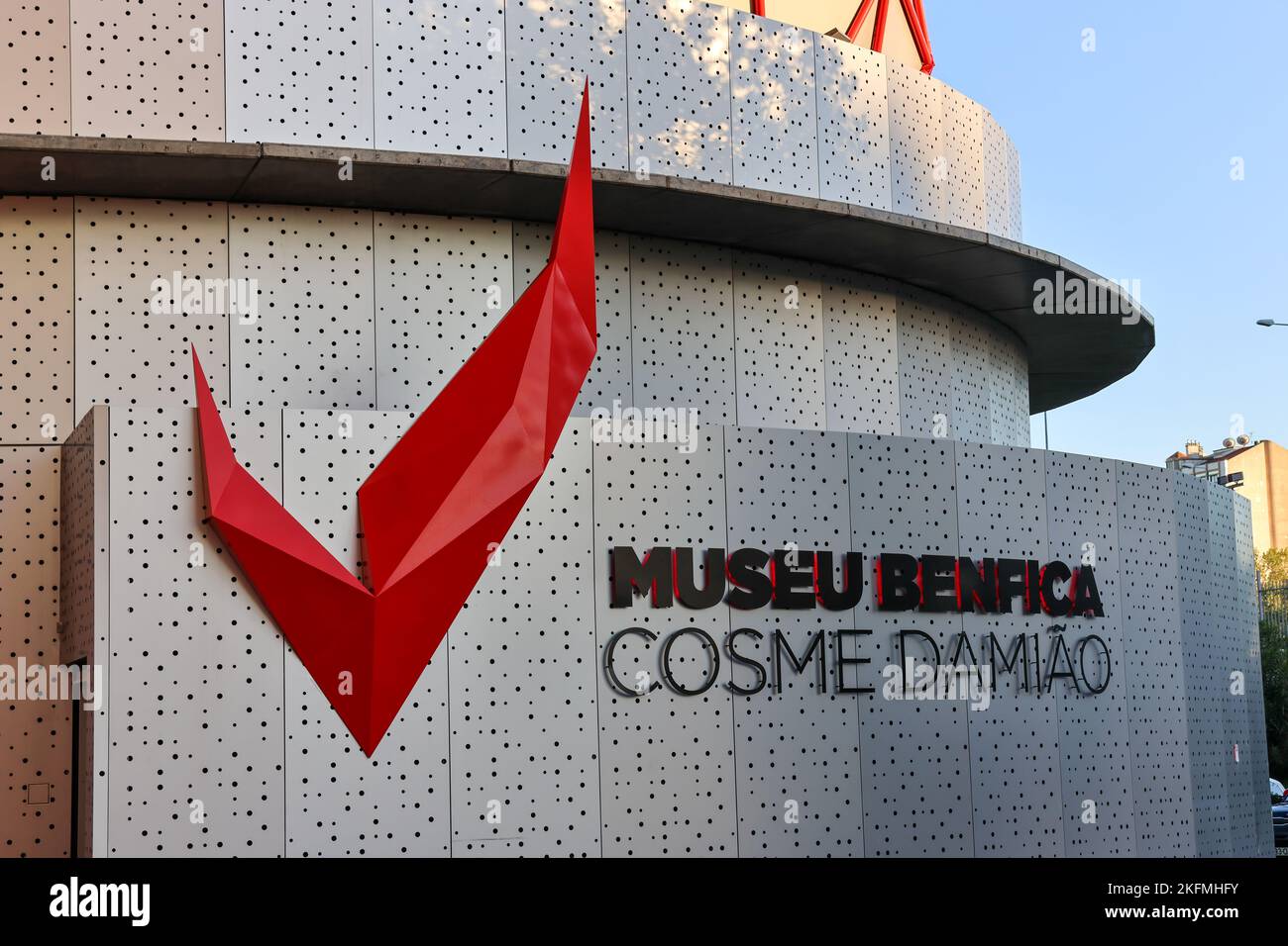 Un esterno del Museo Benfica Cosme Damiao Foto Stock