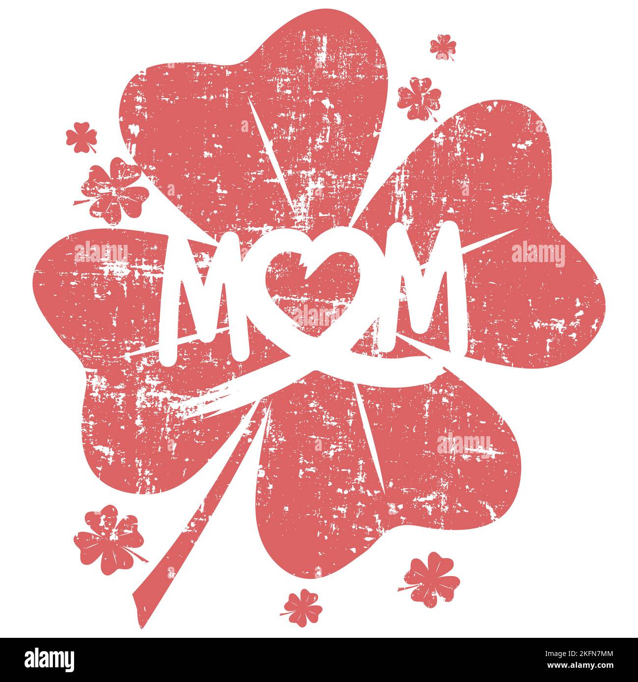 Amo mia mamma. Foto Stock