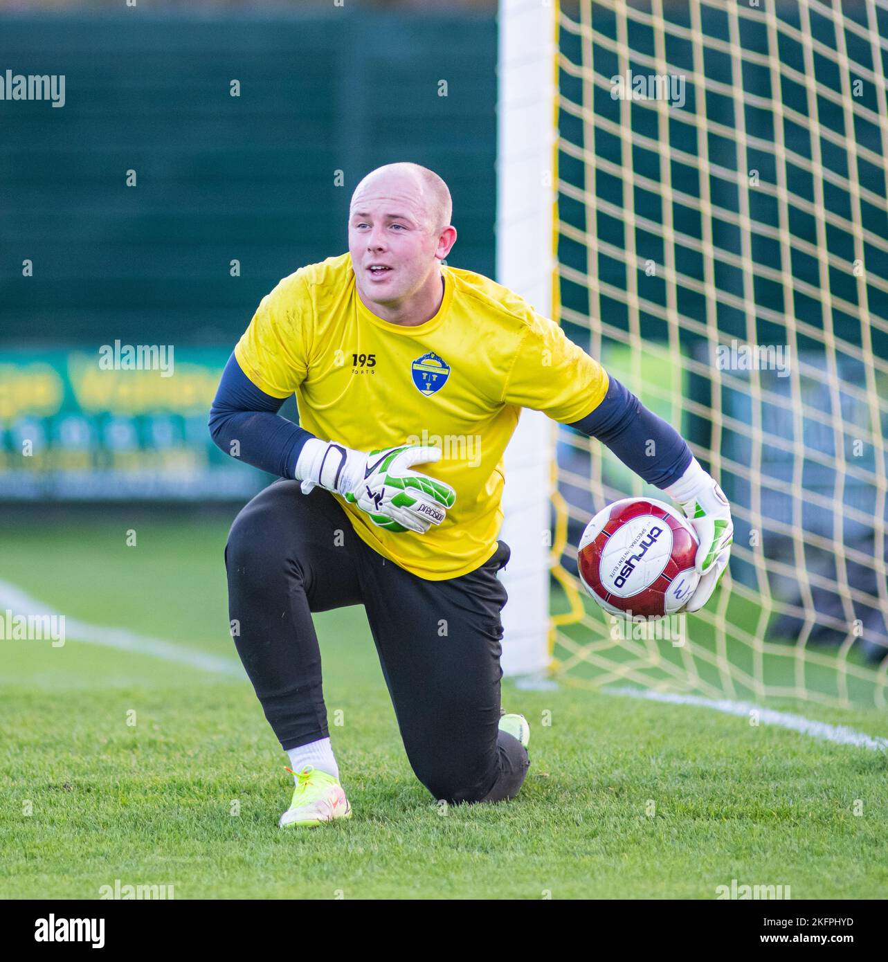 Warrington, Regno Unito, 19/11/2022, Warrington Town V Guiseley fa Trophy Second Round 19th novembre 2022 Foto Stock