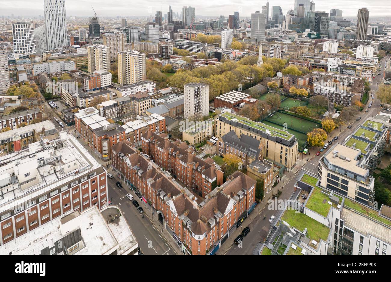 St Luke's è un'area nel centro di Londra nel comune di Islington Foto Stock