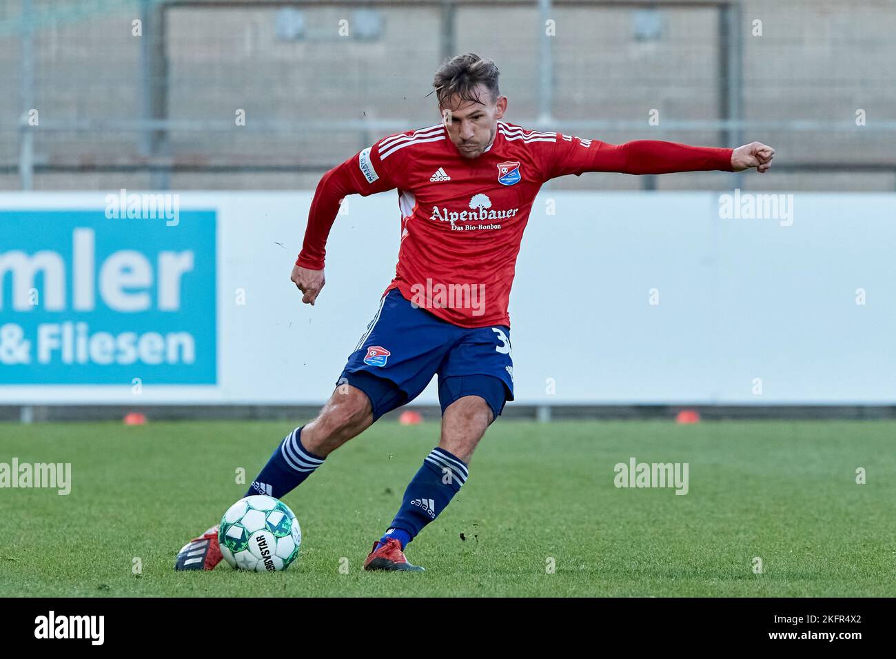 2022/23 Regionalliga Bayern | SpVgg Unterhaching vs FC Augusta Foto Stock