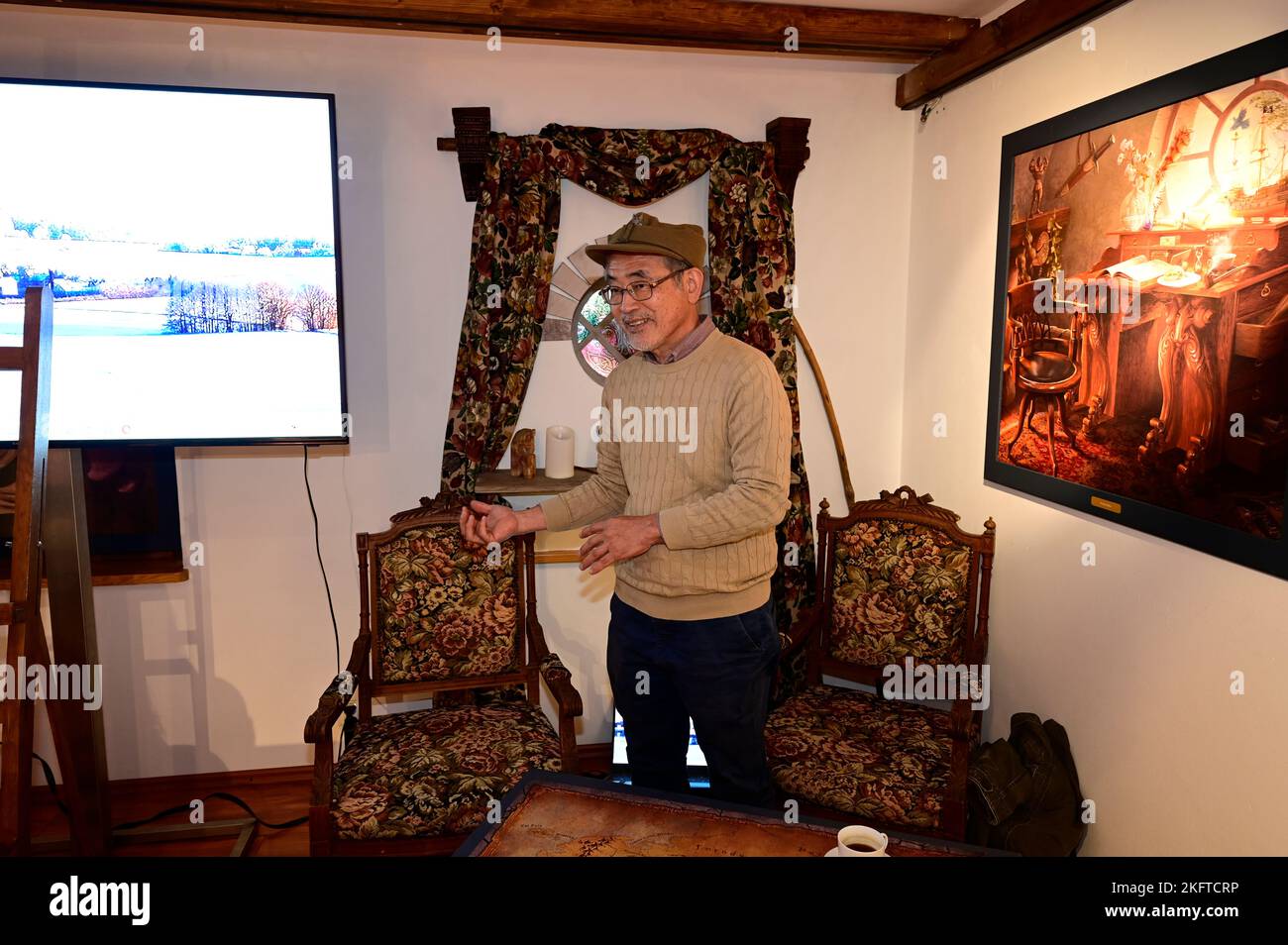 Hiroshi Kojima aka Keiun Naohiro beim JapanTag im LausitzMuseum