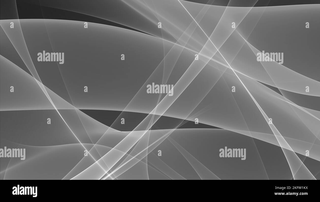 Sfondo astratto Monocromo 8K chiaro, scuro, nero, bianco, grigio, raggio, laser, nebbia, strisce, griglia, quadrato, gradiente Foto Stock