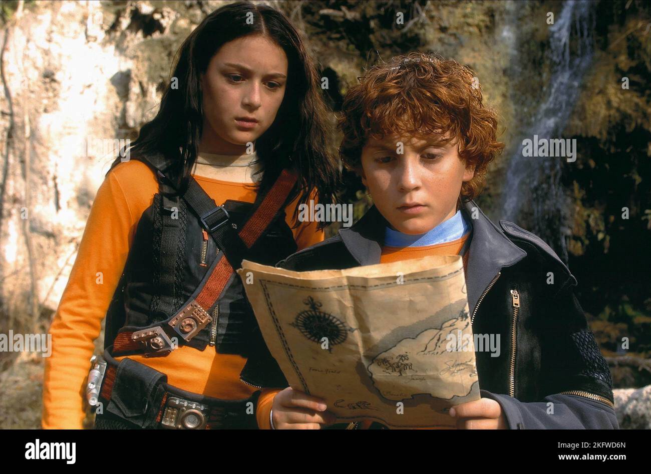 ALEXA VEGA e DARYL SABARA, SPY KIDS 2: L'isola dei sogni perduti, 2002 Foto Stock