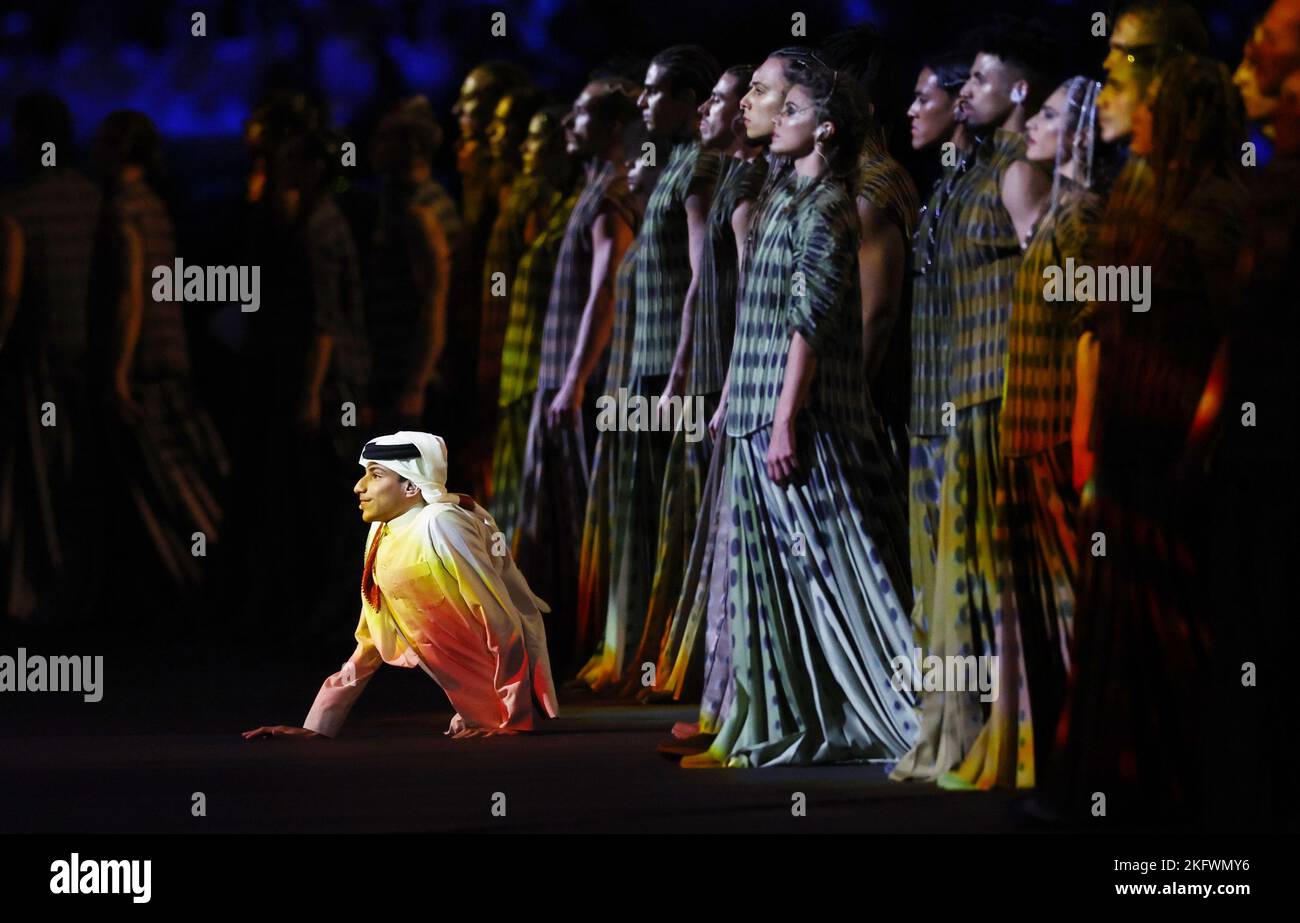 Al Khor, Qatar. 20th Nov 2022. Ghanim al Muftah durante la partita della Coppa del mondo FIFA 2022 allo stadio al Bayt, al Khor. Il credito per le immagini dovrebbe essere: David Klein/Sportimage Credit: Sportimage/Alamy Live News Foto Stock