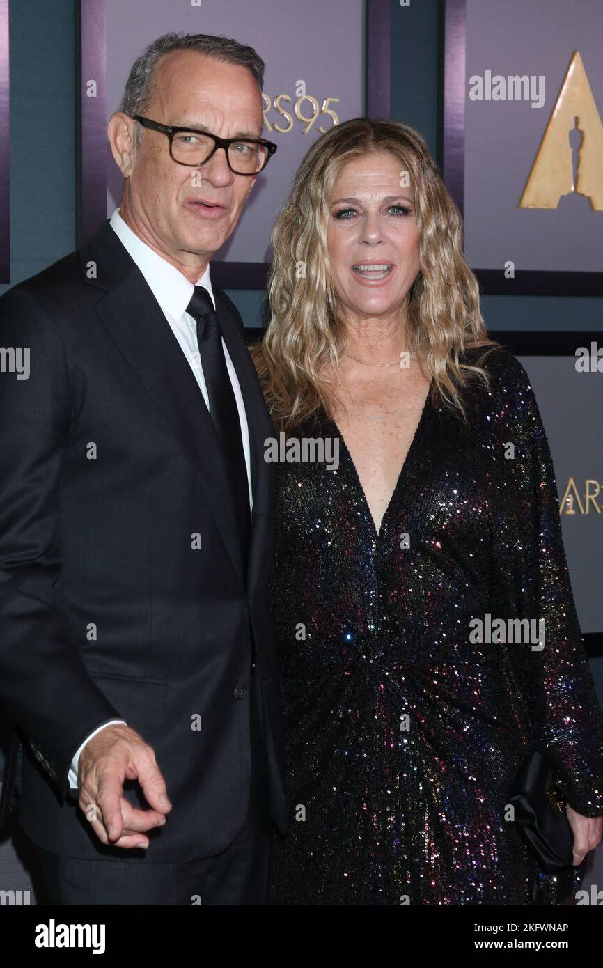 19 novembre 2022, Century City, CA, Stati Uniti d'America: LOS ANGELES - 19 NOVEMBRE: Tom Hanks, Rita Wilson ai Governor Awards 13th del Fairmont Century Plaza Hotel il 19 novembre 2022 a Century City, CA (Credit Image: © Kay Blake/ZUMA Press Wire) Foto Stock