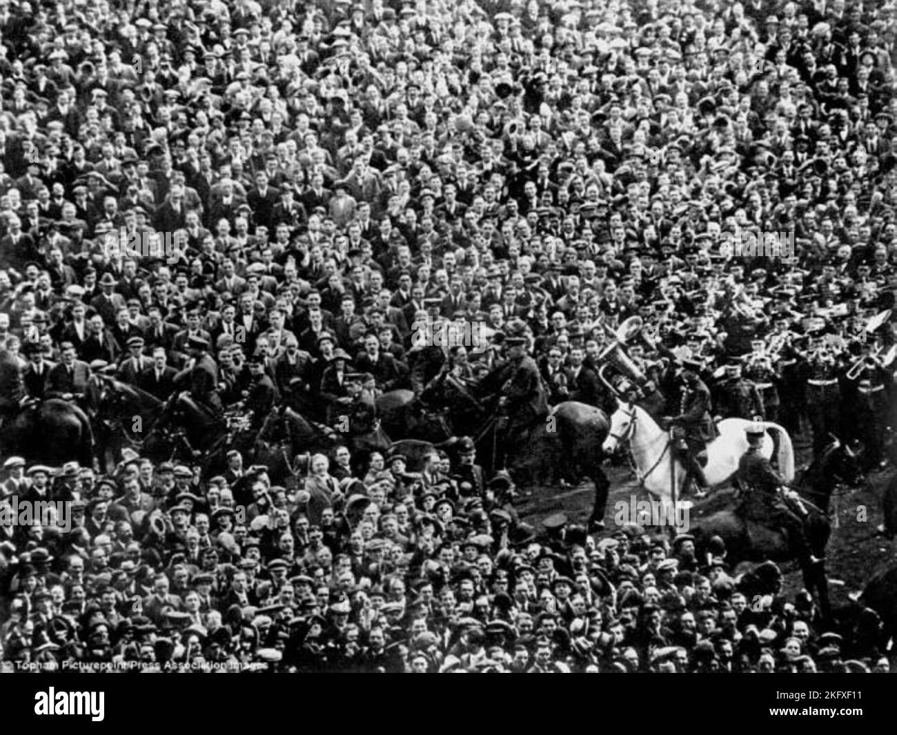 White Horse Final Wembley - 1923 fa Cup Final tra Bolton Wanderers e West Ham United Foto Stock