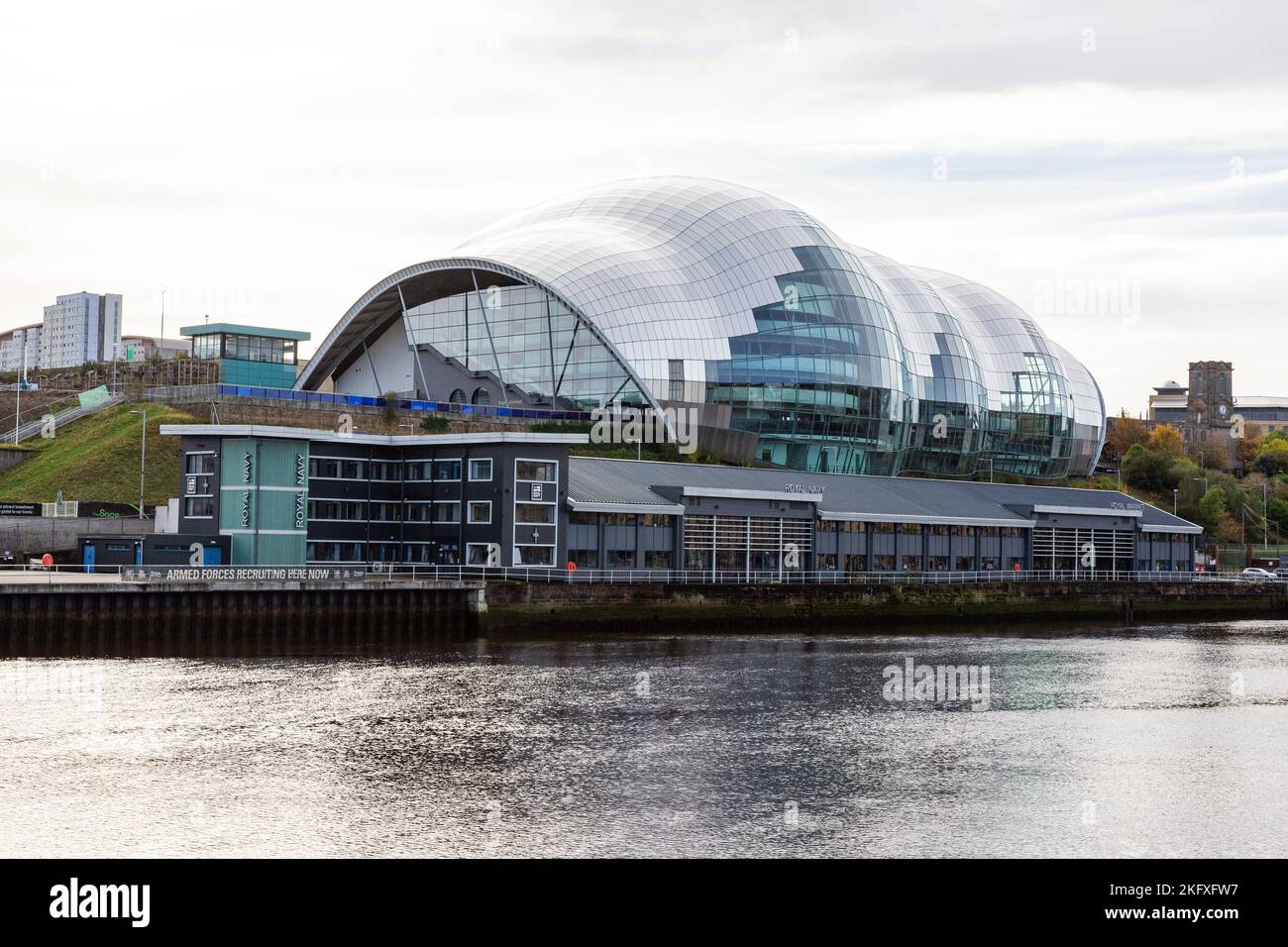 L'edificio Sage Gateshead, Gateshead Quayside, Tyne and Wear, Inghilterra, Regno Unito Foto Stock