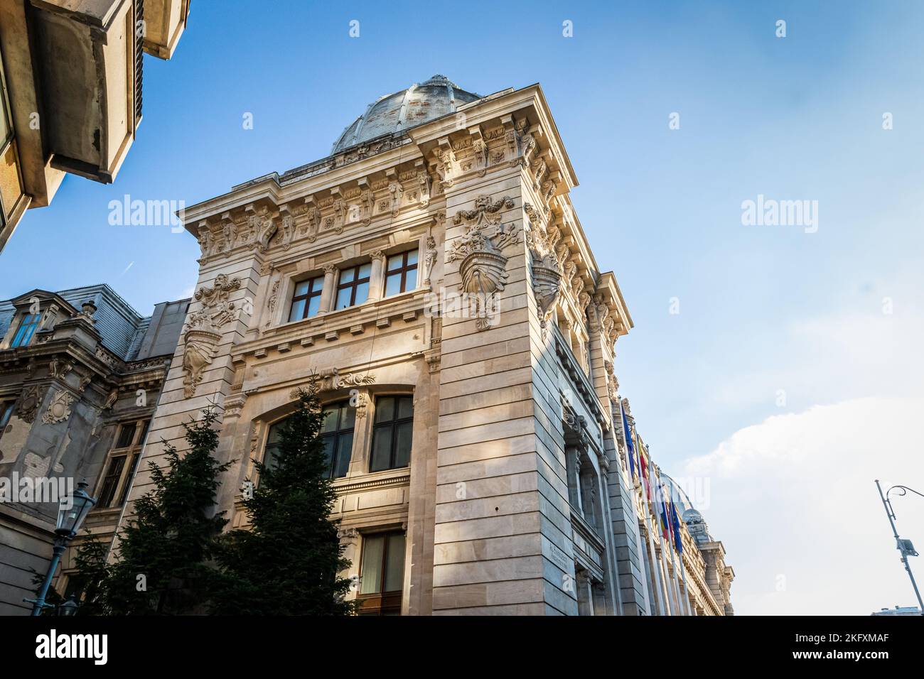 Edificio del Museo di Storia Rumena Foto Stock