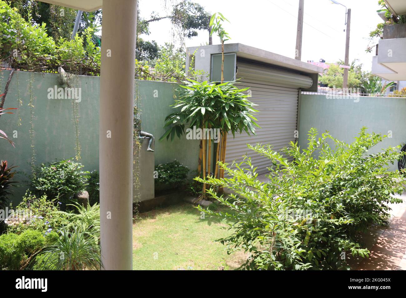 La mia casa e giardino di casa Foto Stock