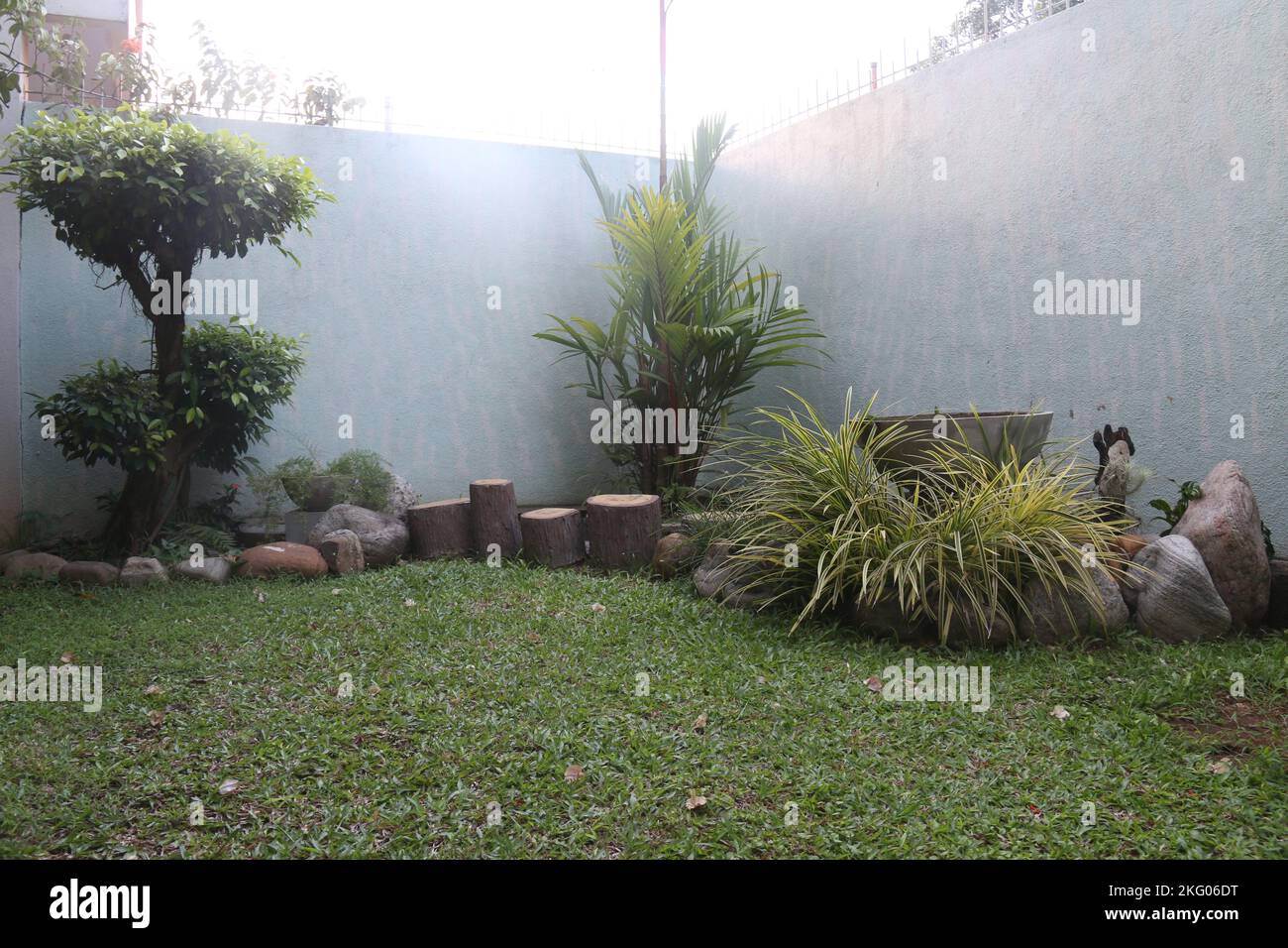 La mia casa e giardino di casa Foto Stock