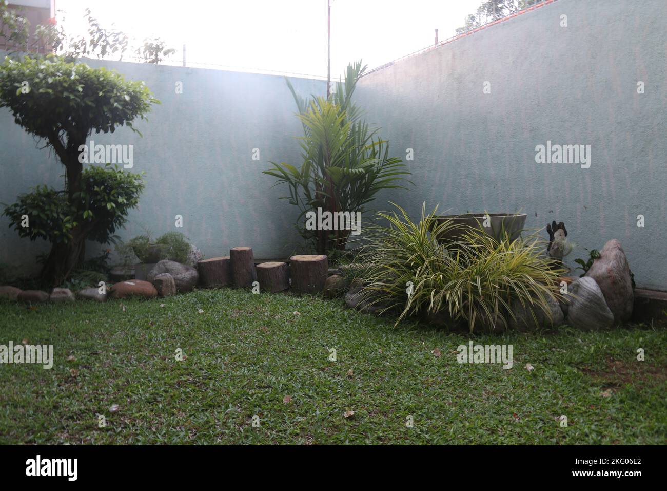 La mia casa e giardino di casa Foto Stock