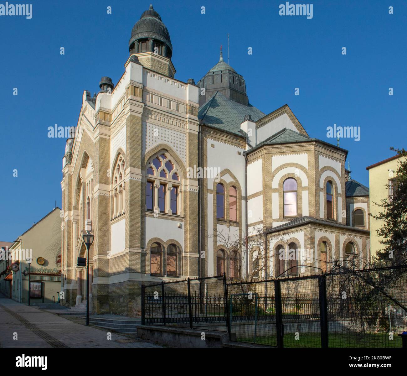 La Sinagoga di Nitra. Edificio storico utilizzato come centro di attività culturali. Nitra. Slovacchia. Foto Stock