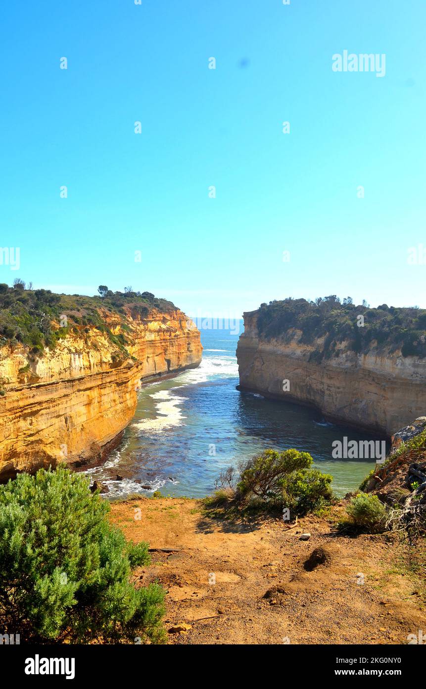 Varie foto scattate a Lock Ard Gorge a Port Campbell sulla Great Ocean Road Victoria, Australia Foto Stock