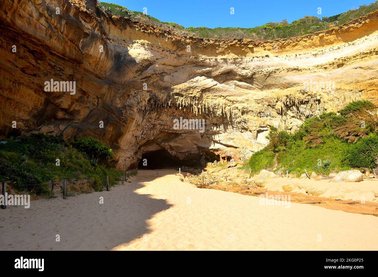 Varie foto scattate a Lock Ard Gorge a Port Campbell sulla Great Ocean Road Victoria, Australia Foto Stock