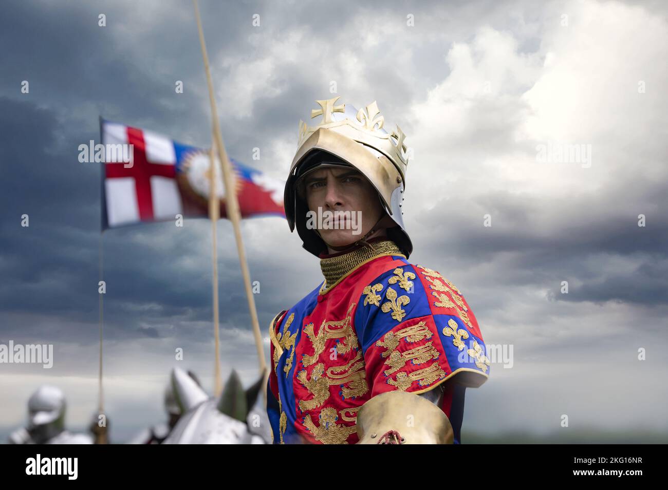 HARRY LLOYD nel RE PERDUTO (2022), diretto da STEPHEN FREARS. Credit: BBC FILMS / Album Foto Stock