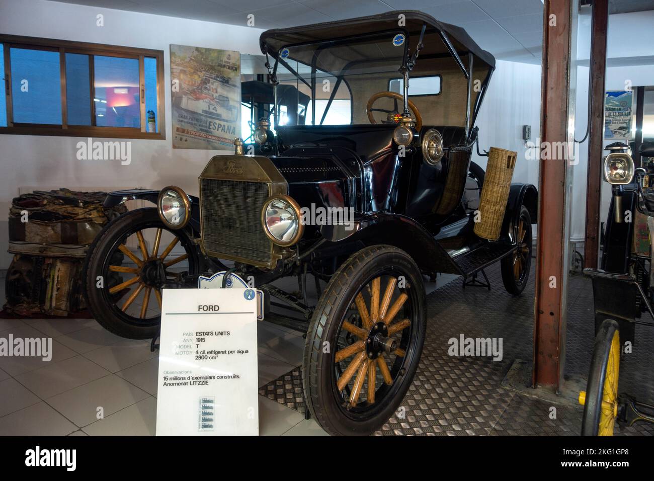 Ford model T (1915).Automobile Museum.Encamp.Andorra Foto Stock