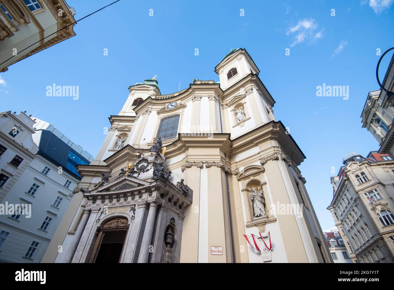 Chiesa di San Pietro a Vienna, Austria Europa UE Foto Stock