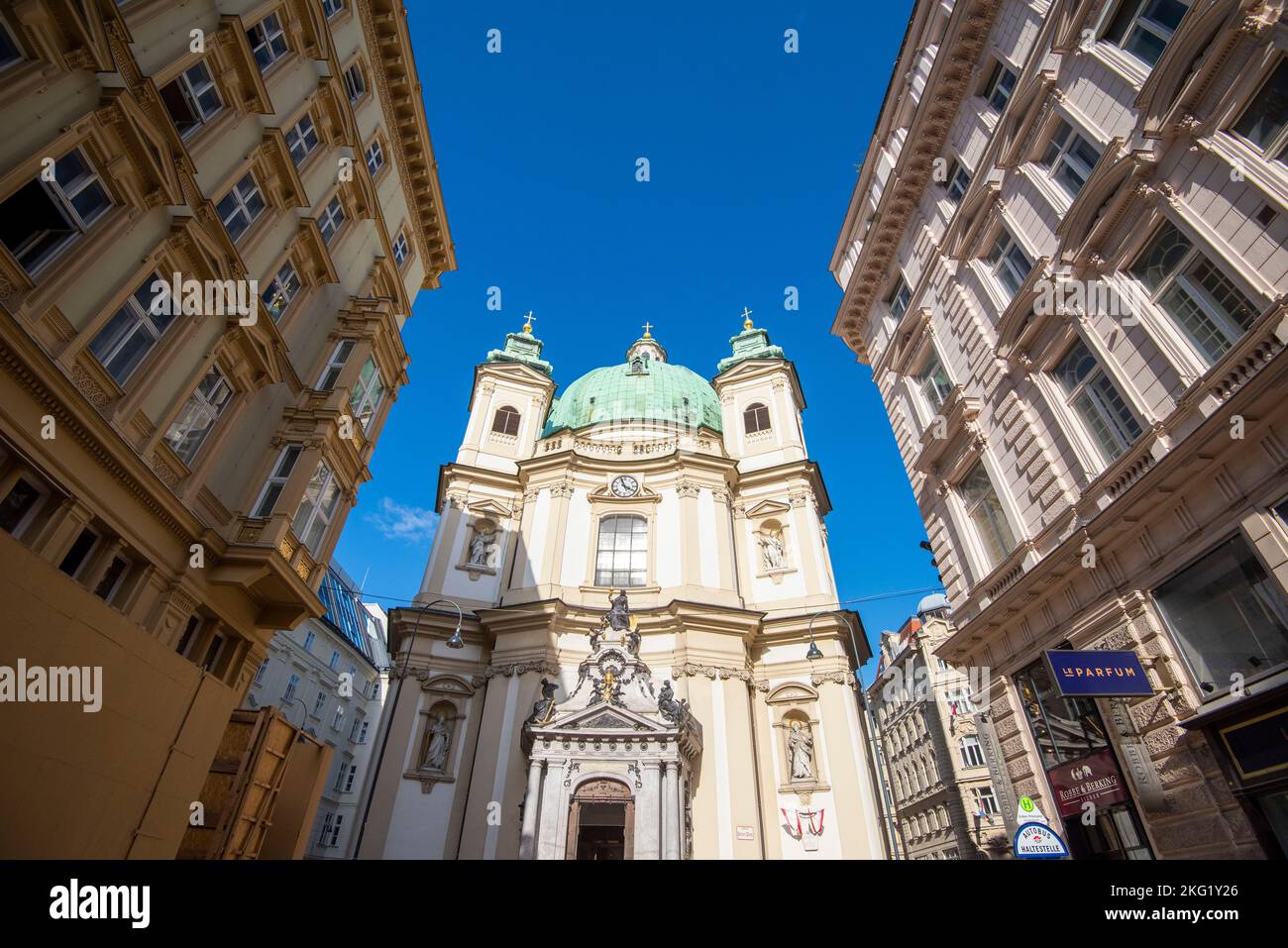 Chiesa di San Pietro (Peterskirche) a Vienna, Austria Europa UE Foto Stock