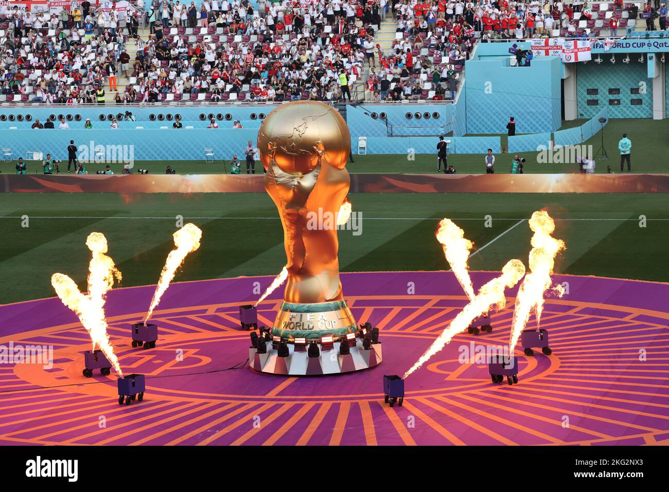 Doha, Qatar. Partita della Coppa del mondo FIFA 3 Inghilterra vs Iran. 21st Nov 2022. Credit: Fabideciria/Alamy Live News Foto Stock