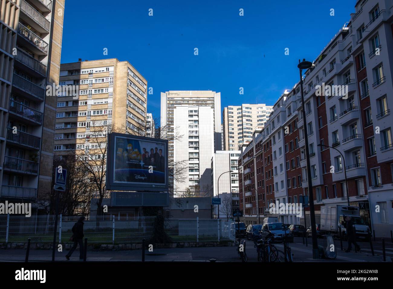 Edifici a Parigi 13, Francia Foto Stock