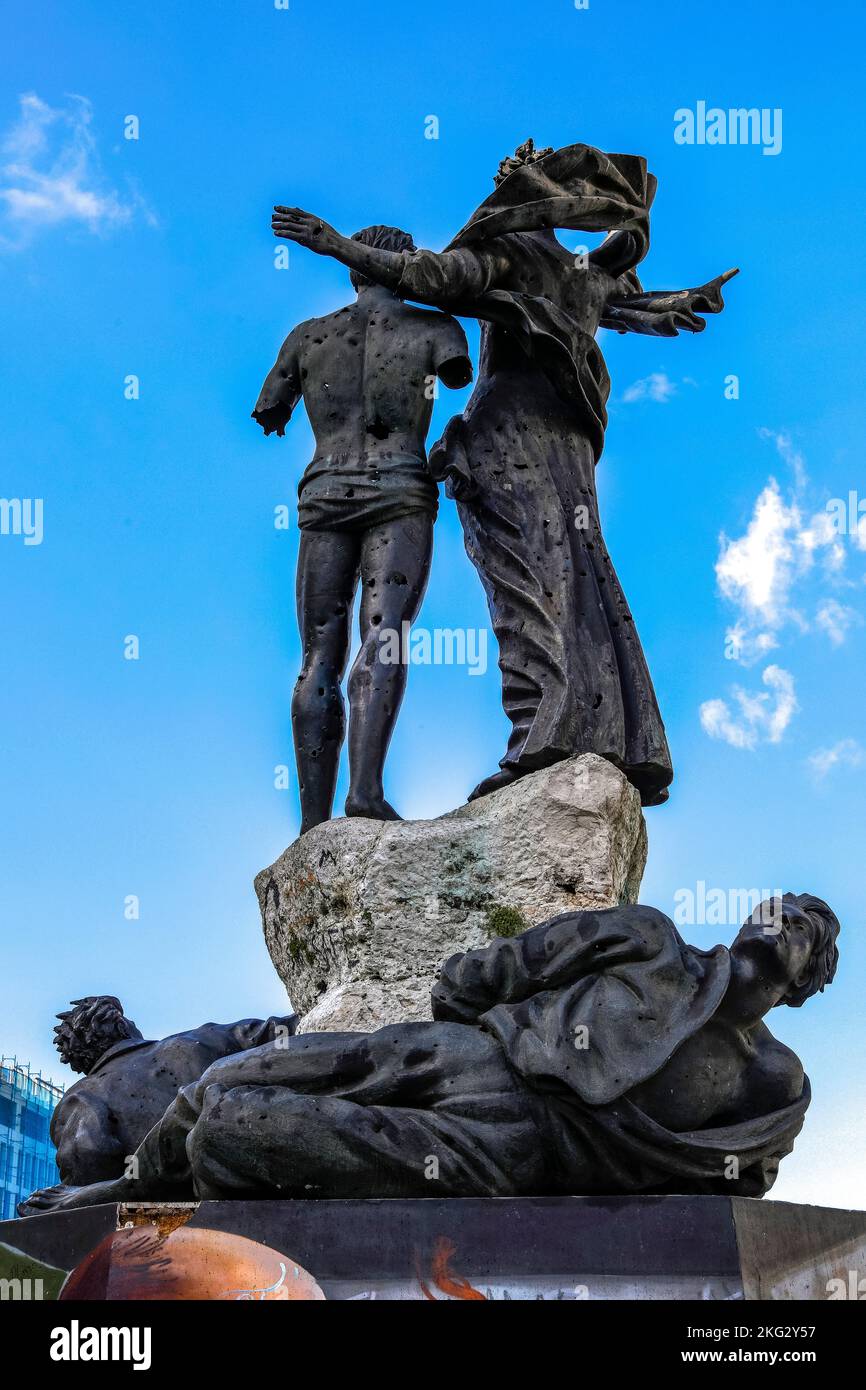 Monumento dei Martiri di Marino Mazzacuratti, Beirut Foto Stock