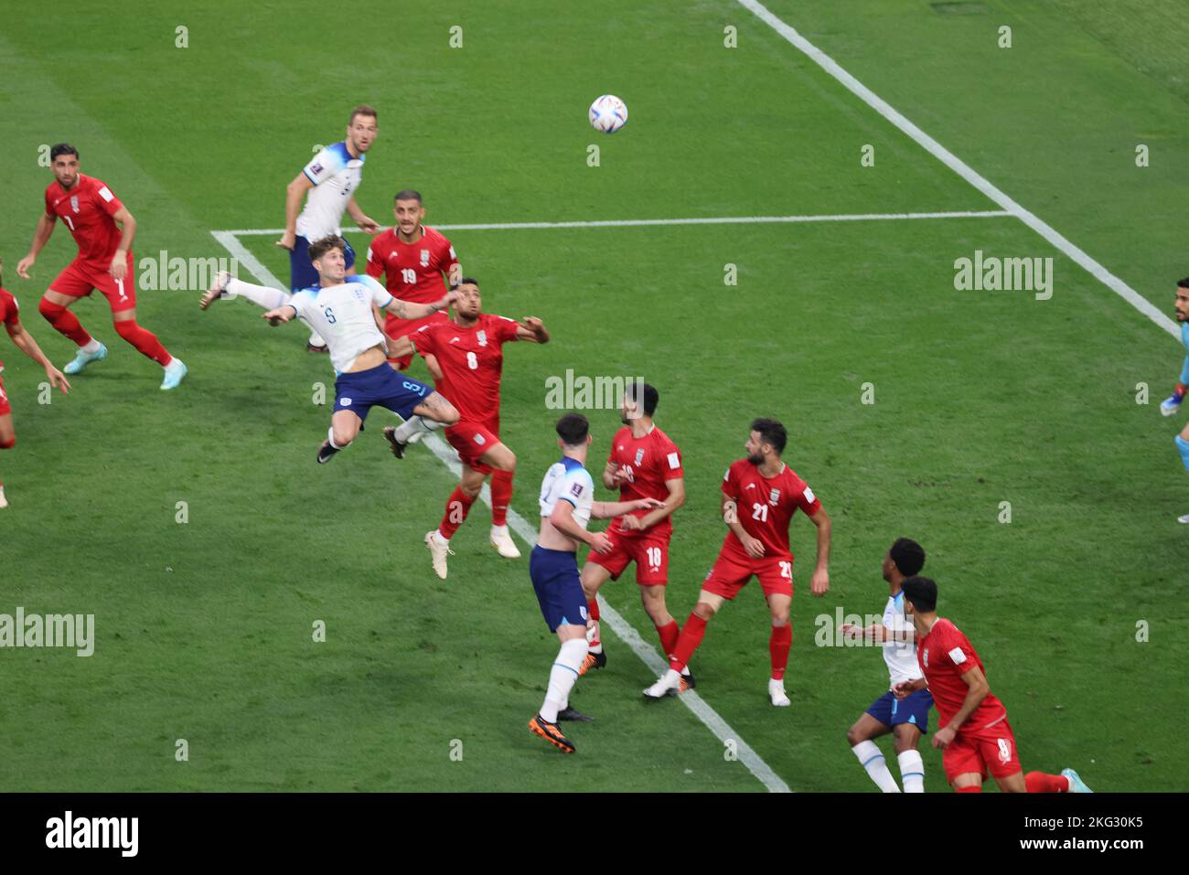 Doha, Qatar. Partita della Coppa del mondo FIFA 3 Inghilterra vs Iran. 21st Nov 2022. Credit: Fabideciria/Alamy Live News Foto Stock