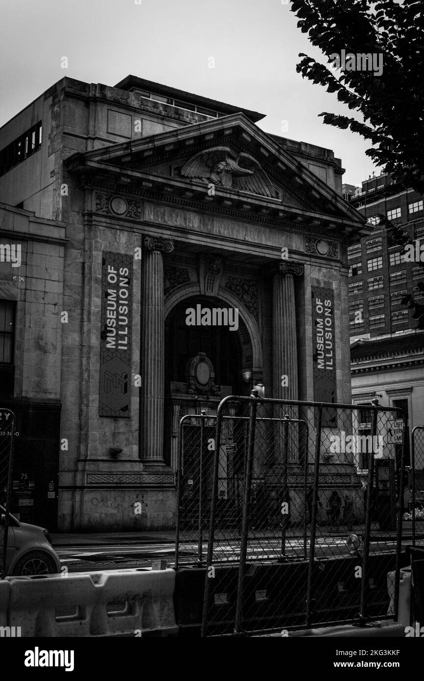L'esterno dell'American Museum of Natural History negli Stati Uniti Foto Stock