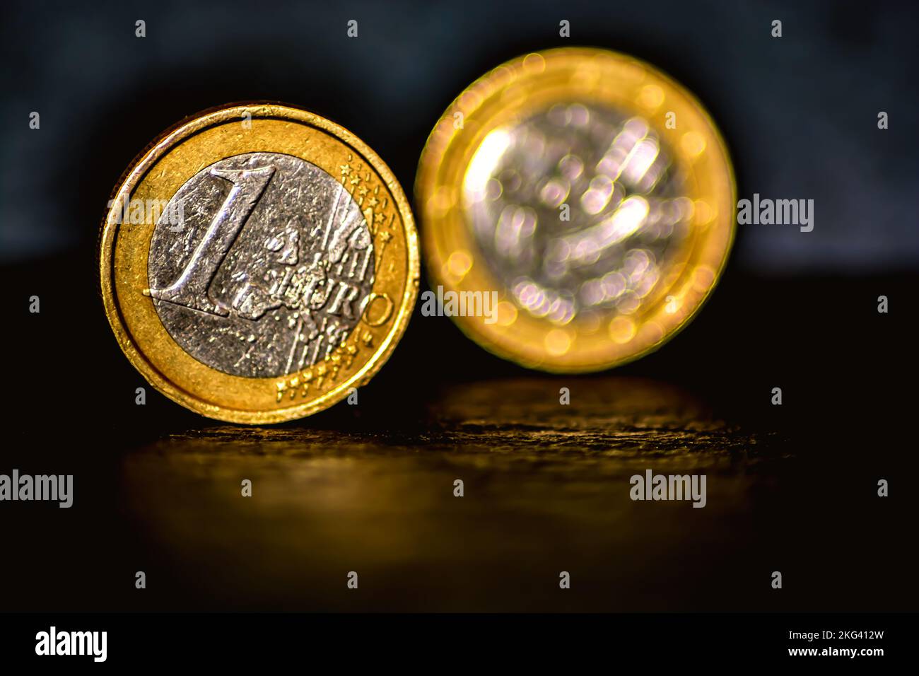 FINANZIARIO : MONETA EUROPEA Foto Stock