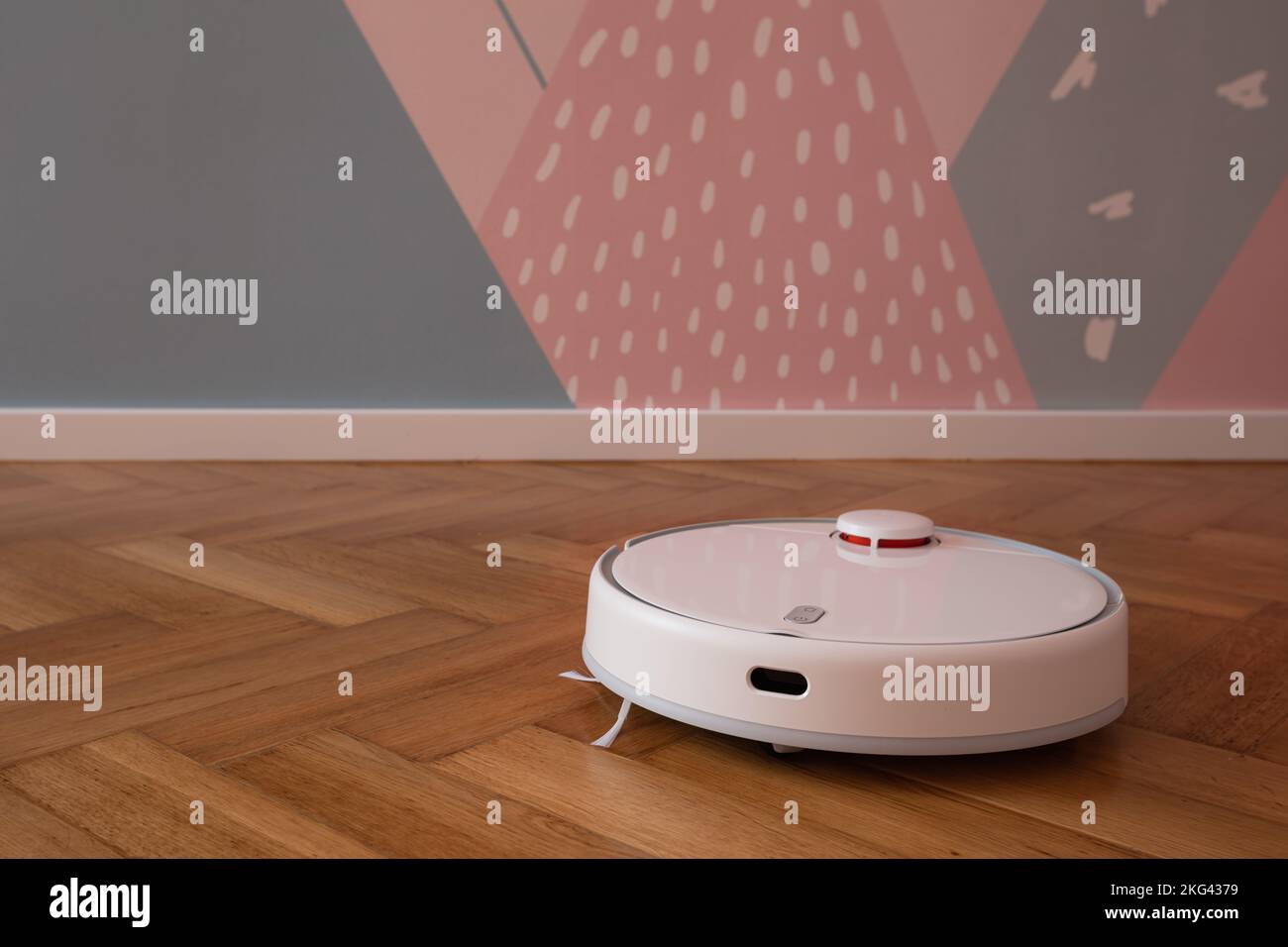 Lviv, Ucraina - 21 novembre 2022: Robot Xiaomi mi Vacuum-Mop 2 Pro White Foto Stock