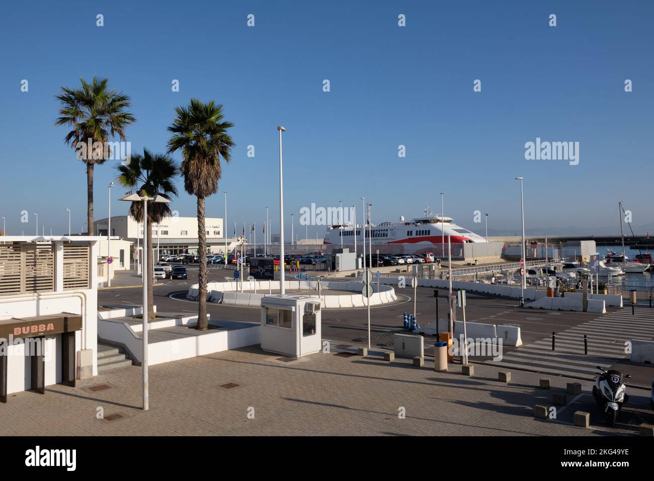 Porto di Tarifa, Cádiz, Spagna Foto Stock