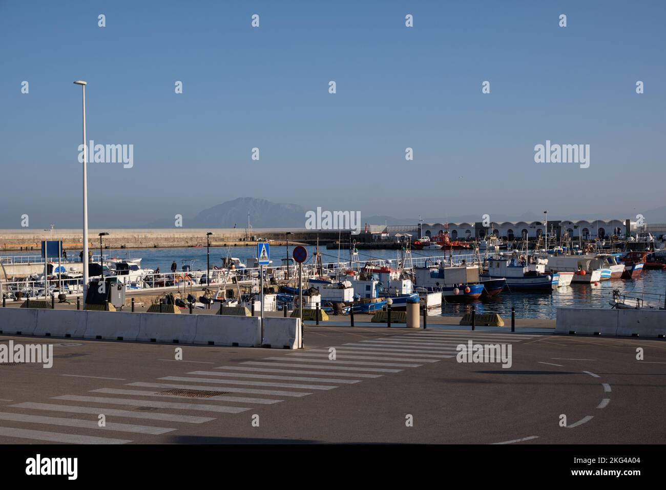 Porto di Tarifa, Cádiz, Spagna Foto Stock