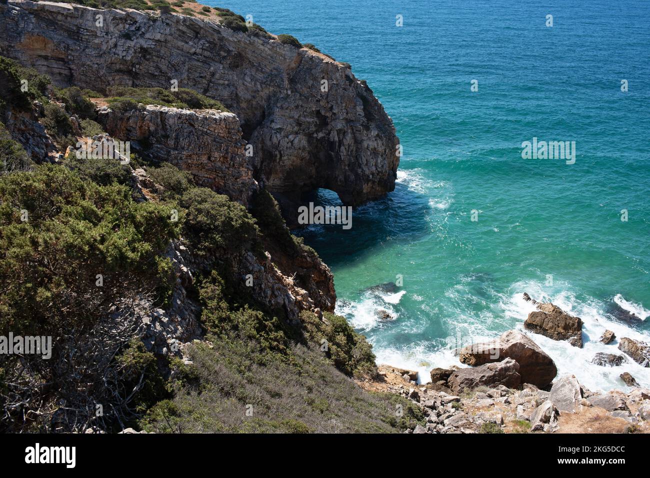 Escursioni lungo la costa dell'Algarve da Igrina a Sagres Foto Stock