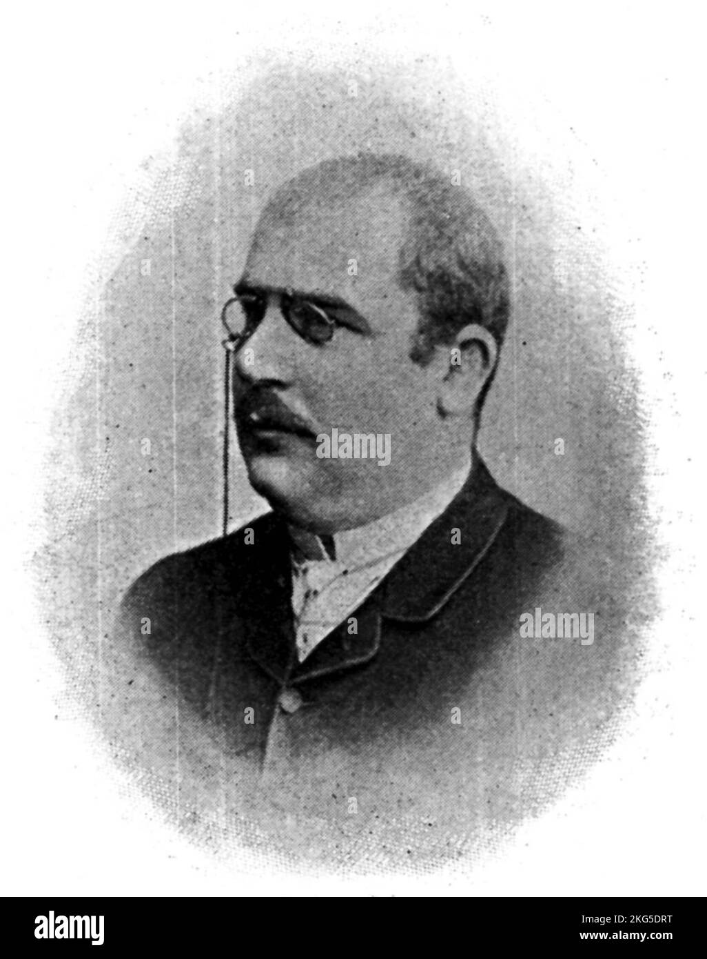 Albert Adamkiewicz, Albert Wojciech Adamkiewicz (1850 – 1921) patologo polacco Foto Stock