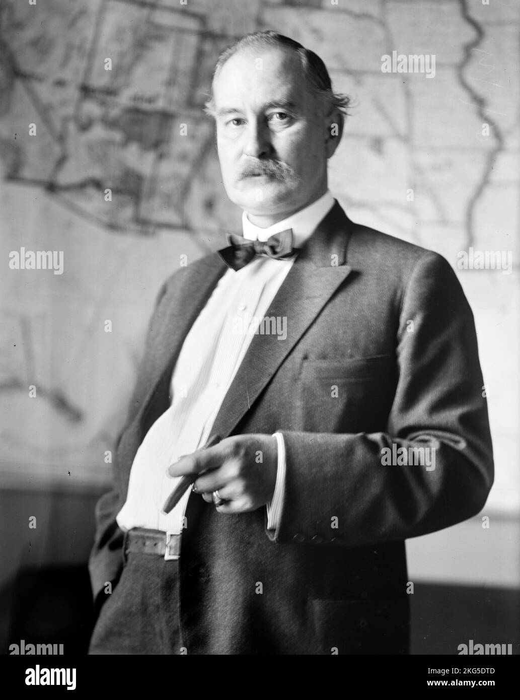 Albert Bacon Fall (1861 – 1944) senatore degli Stati Uniti del New Mexico, famigerato per il suo coinvolgimento nello scandalo Teapot Dome Foto Stock