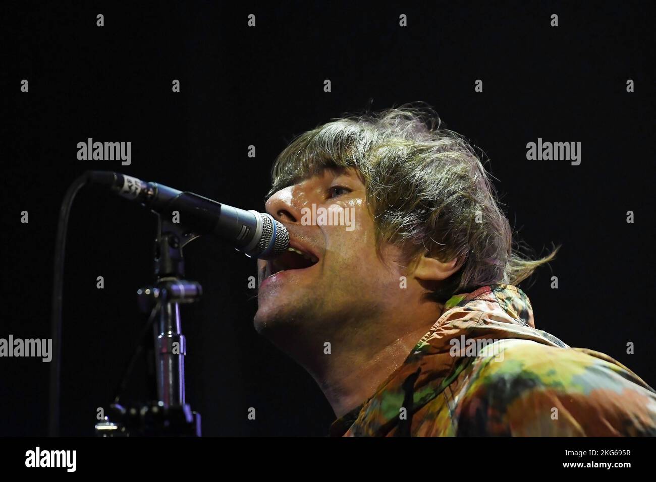 Rio de Janeiro, 16 novembre 2022. Singer Liam Gallagher ex cantante della band Oasis, durante uno spettacolo al Qualistage nella città di Rio de Janeiro Foto Stock